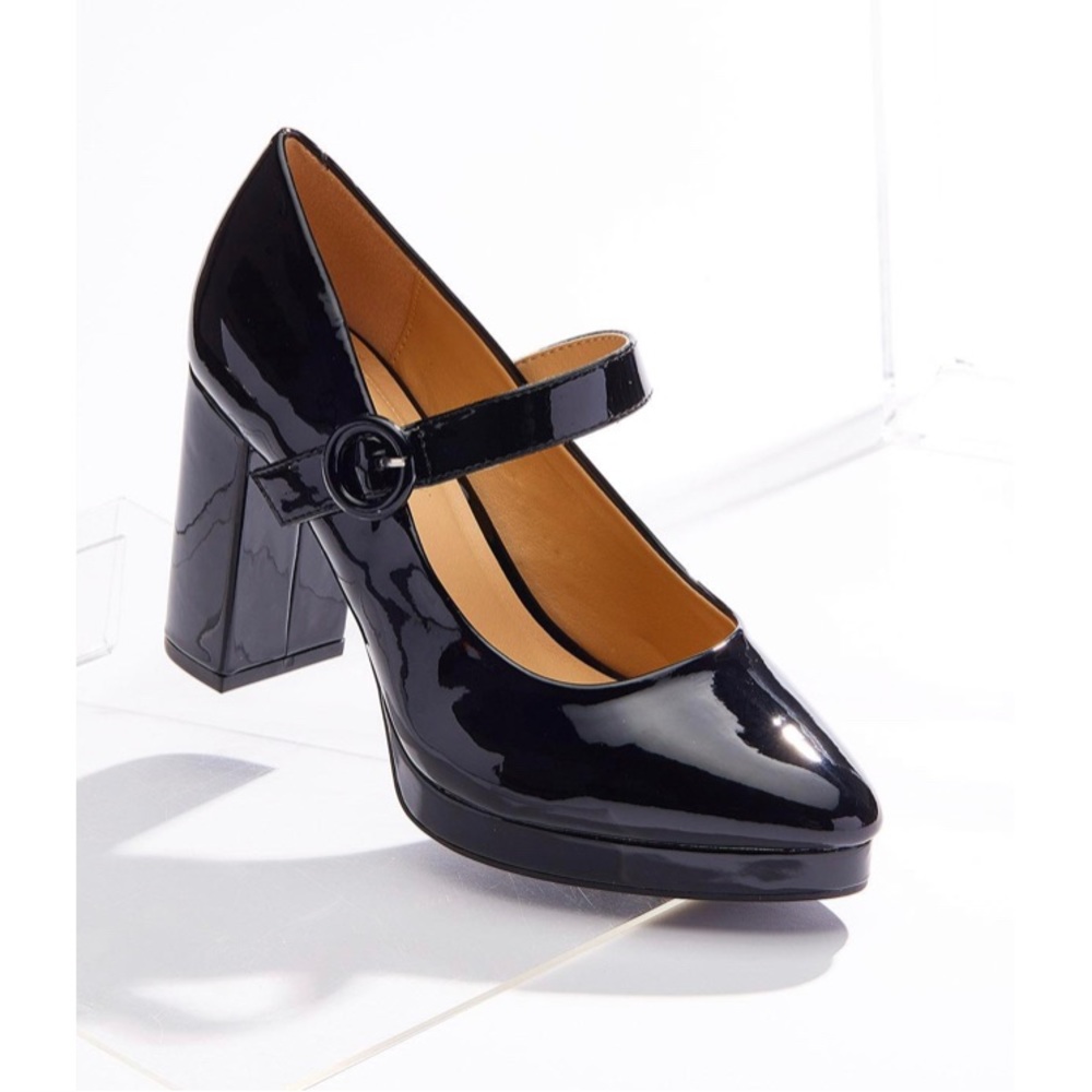 Wide Width Mary Jane Platform Pumps Style 9.5